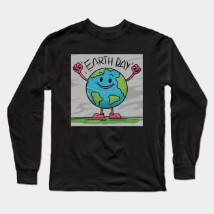 happy earth day 2024 Long Sleeve T-Shirt